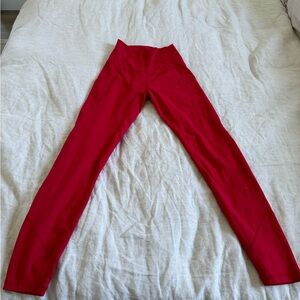 NWOT PTULA Red Capri Leggings with pocket